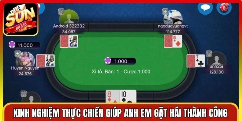 Kinh nghiệm thực chiến giúp anh em gặt hái thành công