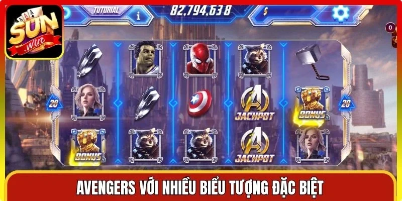 Avengers với nhiều biểu tượng đặc biệt